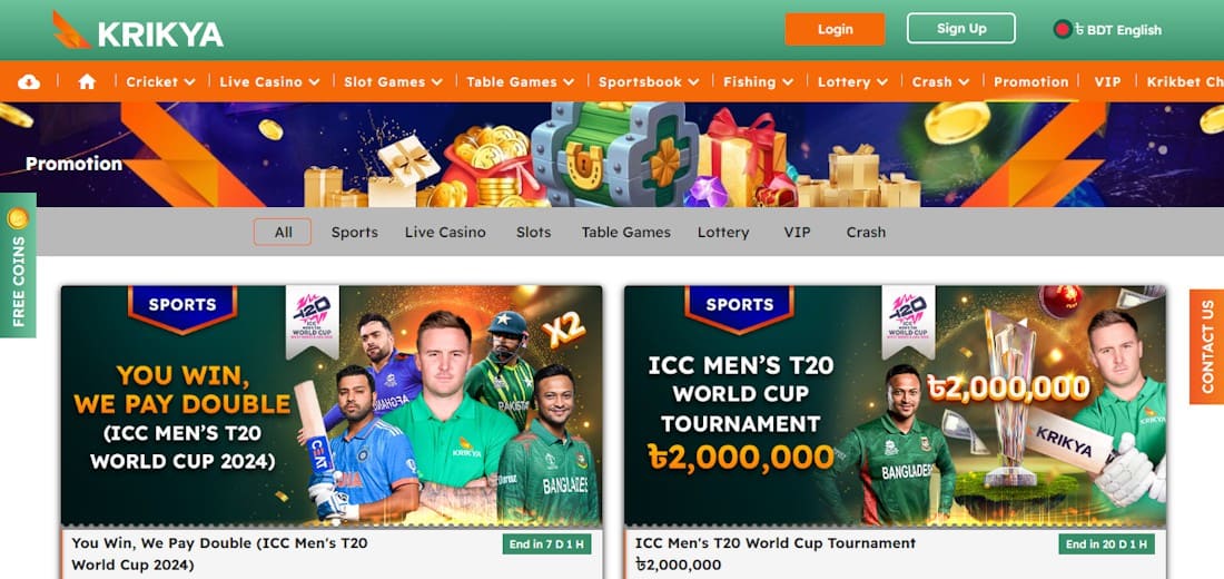 Entdecken Sie Krikya: Bangladesh&#039;s erstklassiges Online-Casino-Erlebnis